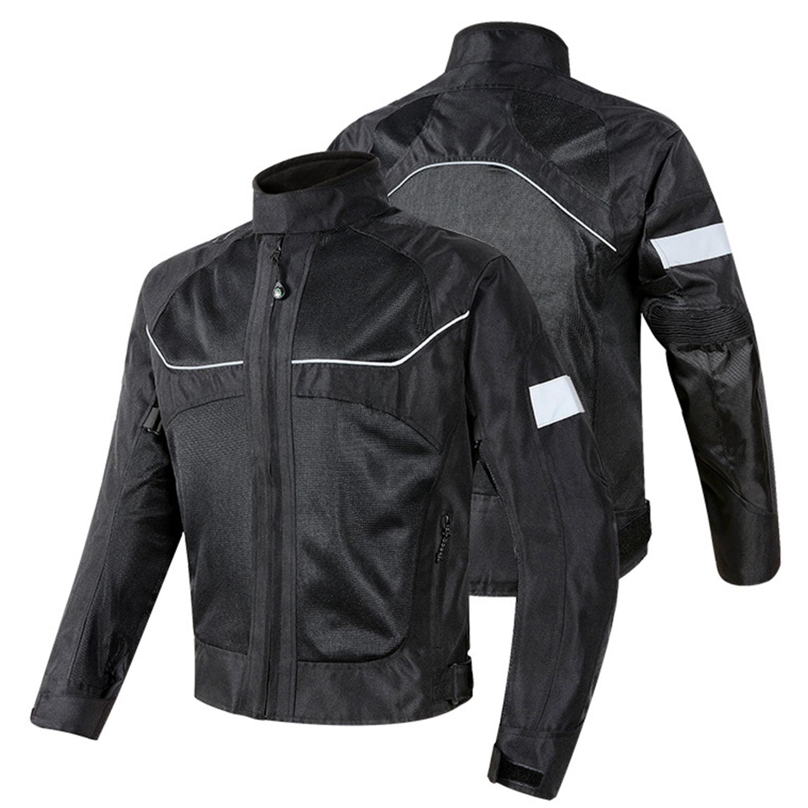Motorcycle Gear Mesh - Adjustable Protective Motorcycle Jacket Breathable Mesh