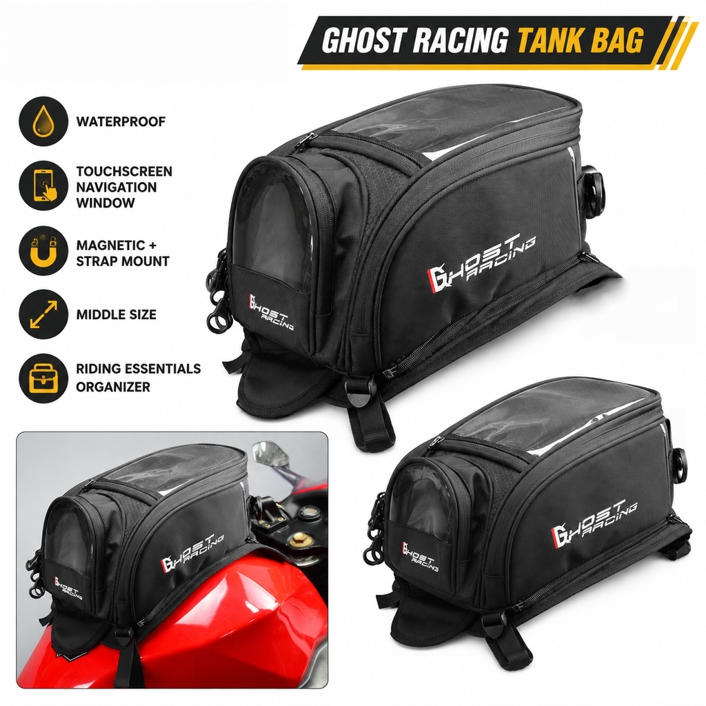 Motorcycle Gear Companies - Universal Motorcycle Fuel Tank Sling Bag