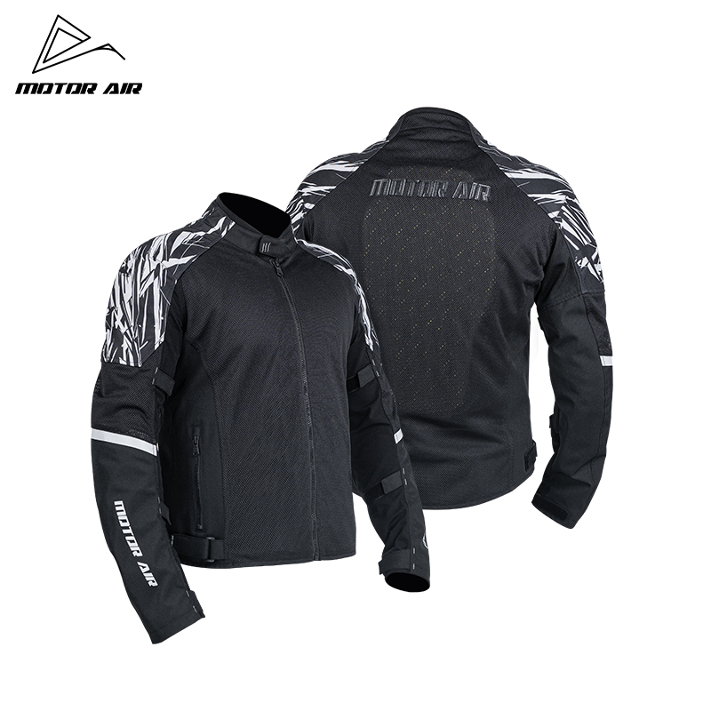 Black Motorcycle Jacket Men's  - Motorcycle Gear Mesh 评论和价格