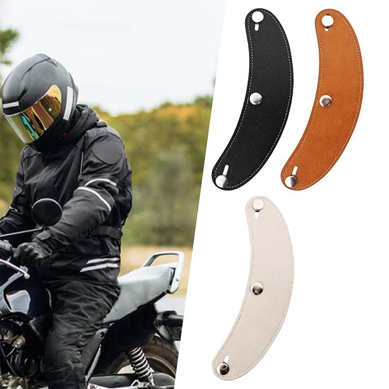 Retro 3 Pin Helmet Visor Brim  - Motorcycle Gear Helmets 评论和价格