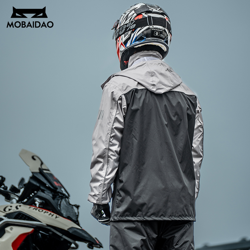 Reflective Waterproof Raincoat - Motorcycle Gear Mesh 评论和价格