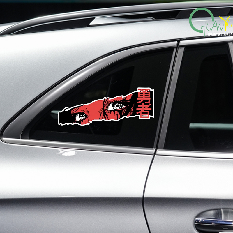 Japanese samurai eye car stick - Motorcycle Gear Japan 评论和价格