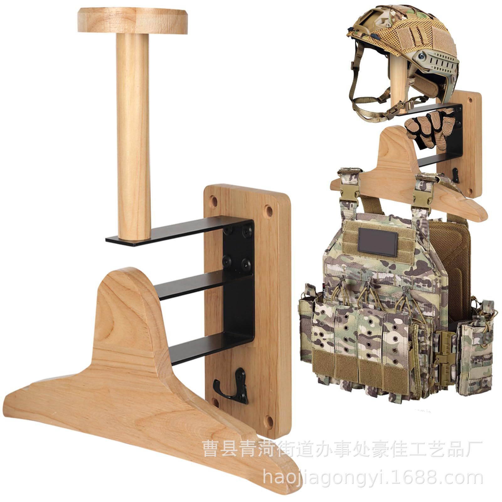 Wall‑Mount Wooden Outdoor Tact - Motorcycle Gear Helmets 评论和价格